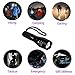 UCero XML-T6 LED Flashlight Outdoor Handheld Portable Tactical and Rechargeable, Water Resistent Brightness Torch Black Aluminum Alloy 5.35-6.22 in , with 2 PCS 18650 Batteries for Outdoor Activities