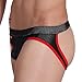 YiZYiF Men's Backless Bikini Jockstrap Briefs Underwear Black Small