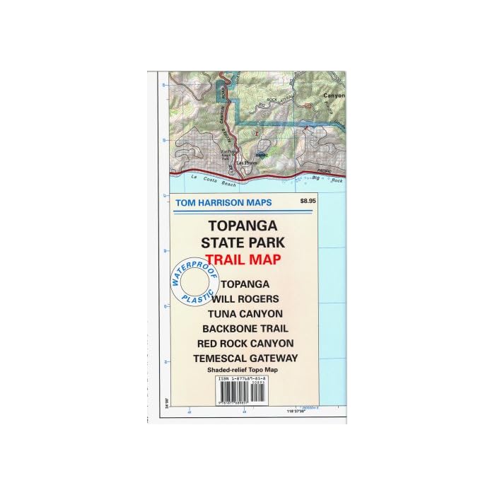 Buy Topanga State Park Trail Map - 51ByxZJ5vzL.SS700 