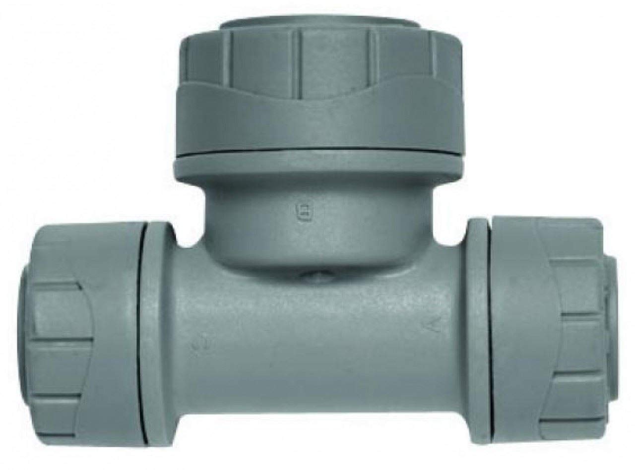 Polyplumb Two Ends Reducing Tee (15 x 15 x 22mm) - PB1622
