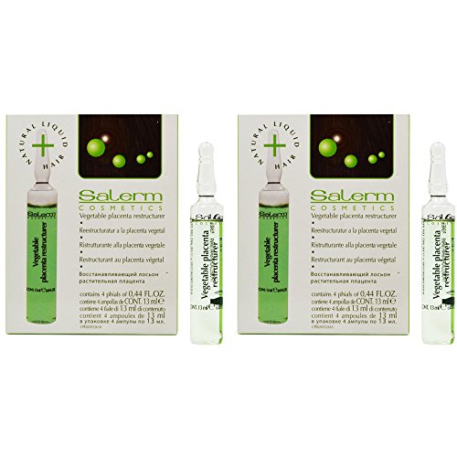Salerm Vegetable Placenta Restructurer 4x0.44oz "Pack of 2"
