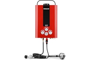 Tankless Water Heater, GASLAND Outdoors BE158R 1.58GPM 6L Portable Gas Water Heater, Instant Propane Water Heater, Overheatin
