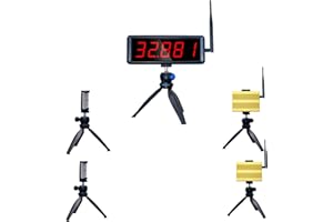 Ousmile Wireless Laser Timer for Sprints, Stopwatch for Track 40 60 Yard Dash, Laser Sprint Timer System, Race Clock for Running/Track Field/Speed Tranning