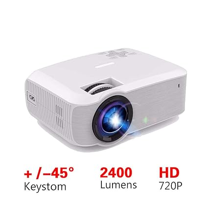 Mini Proyector Led 2400 Lúmenes 1280X720 Video Beamer Hdmi Vga USB ...