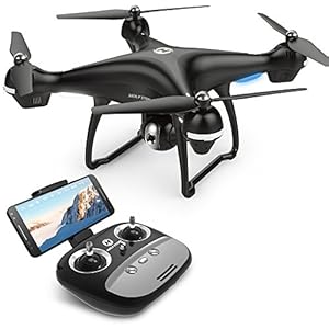 Holy Stone GPS FPV RC Drone HS100 with Camera Live Video and GPS Return Home Quadcopter with Adjustable Wide-Angle 720P HD WIFI Camera- Follow Me, Altitude Hold, Intelligent Battery Long Control Range from Holy Stone