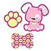 Big Dot of Happiness Girl Puppy Dog - DIY Shaped Baby Shower or Birthday Party Cut-Outs - 24 Count