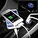 Car Charger- iPhone Car Charging Accessories- 3.1A Dual USB Charger (Black) by Power Up (TM)
