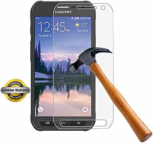Galaxy S6 Active Screen Protector, SOOYO(TM) Premium Tempered Glass Screen Protector (Shatter-Proof/Bubble Free) for Samsung Galaxy S6 Active ,not for Galaxy S6, S6 Edge [Lifetime Warranty]-[1Pack]