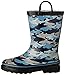 Western Chief Unisex-Child Shark Chomp Rain Boot-K Pull