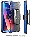 i-Blason LG V30 Case, [Heavy Duty Protection] [Clear Back] [Magma Series] Shock Reduction/Full body Bumper Case with Built-in Screen Protector for LG V30/V30 Plus/V30S 2017(Blue)