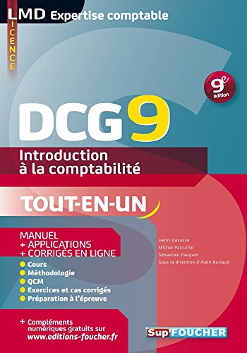 DCG 9 - Introduction à la comptabilité - comptabilité financière