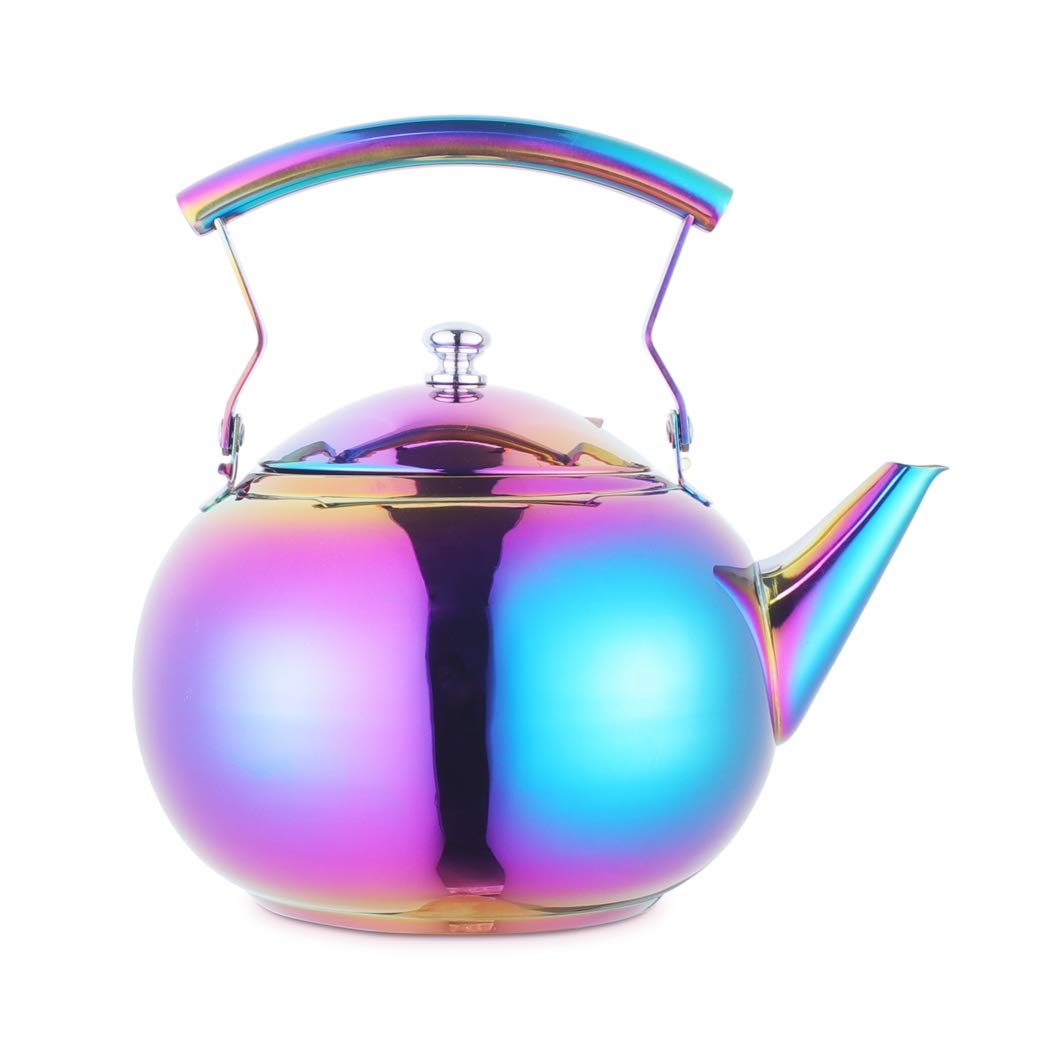 Best Teal Tea Kettle With Metal Handle Home Appliances