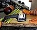PriorityChef Kitchen Knife Sharpener, 2 Stage Sharpening System for Straight Edge Knives, Black