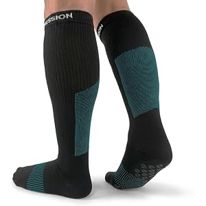 Unisex Deadlift Grip Compression Socks for Workout With Anti-slip Dots | Deadlift、Compression Socks、Non Slip、Weightlifting、Gy