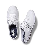 Keds Women's Virtue Fashion Sneaker, White Leather, 7 M US