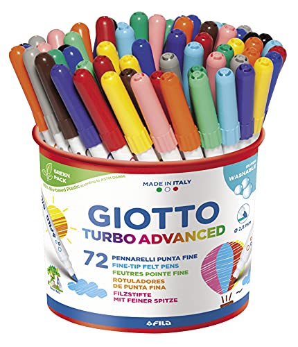 GIOTTO Turbo Advanced - Pot 72 feutres