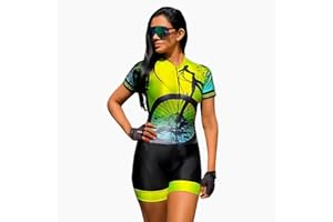 10 Colors Women's One Piece Jumpsuit Short Sleeve Bodysuits For Cycling Profession Suit Clothes Cycling Skinsuits XS-3XL
