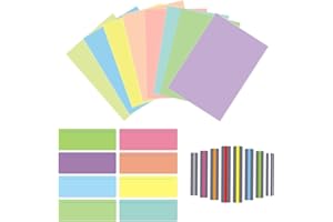 HOMFANSEEC 24PCS A4 Colour Overlay For Dyslexia, Dyslexia Reading Overlays Aid, Guided Reading Overlays Strips, Dyslexia Overlays for Reading Aids, Visual Stress, Irlens Syndrome, and ADHD(Multicolor)