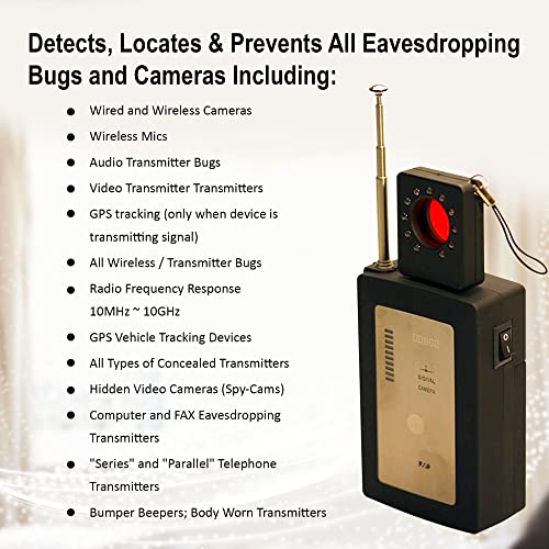 Spy Hawk Law Grade Counter Surveillance PRO Sweep 10GHz Radio