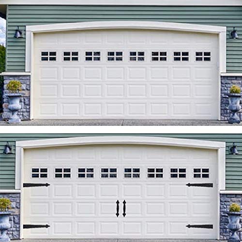 Garage Door Decorative Hardware Carriage Accents Faux Hinges