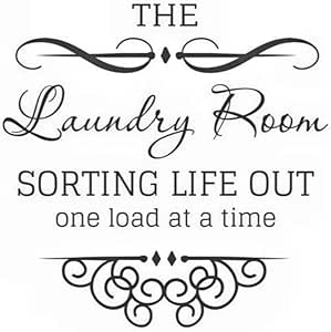 Lavandería Vinilo Adhesivo de pared Decoración para el hogar