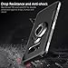 Galaxy S8 Case with Metal Ring Holder Kickstand, SmartLegend Dual Layer Shockproof Heavy Duty Protection Defender Armor Case [Magnetic Car Mount Compatible] for Samsung Galaxy S8 - Black