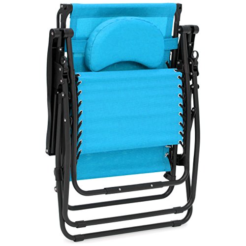 Best Choice Products Oversized Steel Mesh Zero Gravity Reclining Lounge