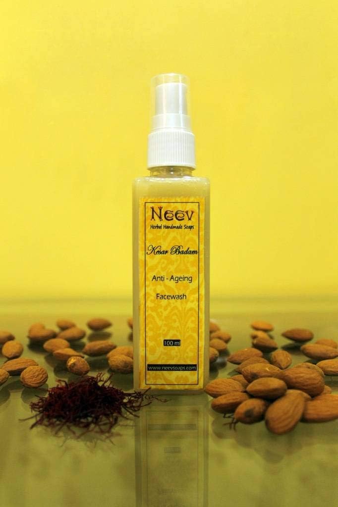 Neev Kesar Badam Face Wash - 100 ml (3.52 oz)