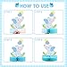 6 PCS Blue Elephant Honeycomb Centerpieces Baby Boy It's A Boy Table Decorations Blue Little Peanut Cutouts for Elephant Theme Baby Shower Birthday Party Supplies