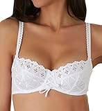 Aubade Bahia Balconette Bra, 34E, White