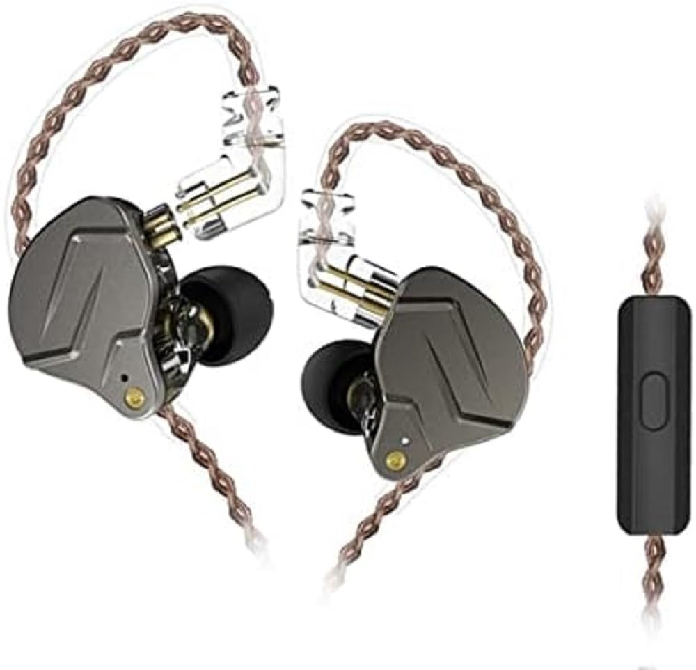 KZ Zsn Pro In Ear Headphone Technologie Hybrid 1BA + 1DD Hifi Bass Oreillettes en Métal Sport Casque Moniteur