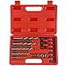 Neiko 04200A Drive Nuts, Drill Bits and Drill Guides Screw and Bolt Extractor Kit (25 Piece), Clear