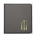 C.R. Gibson Gray Leatherette Lined Recipe Notebook, 11'' x 12''