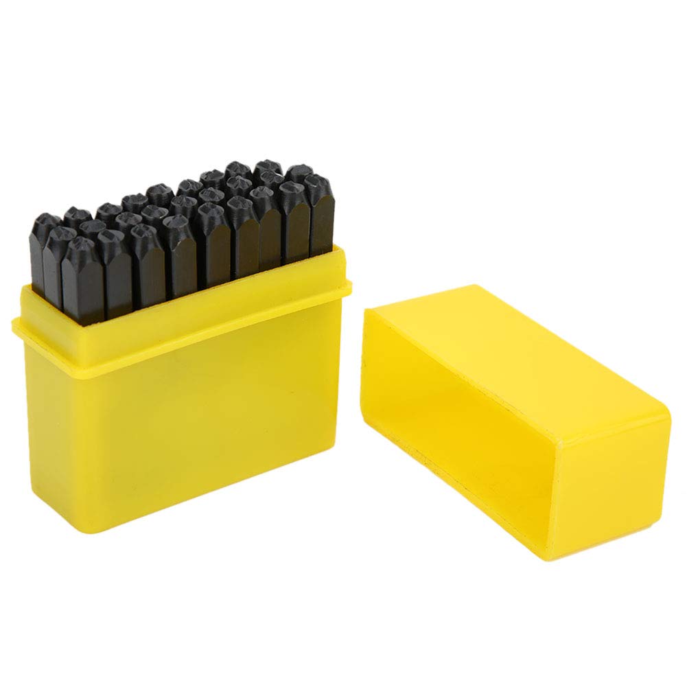 3mm Carbon Steel Stamp Punch Set Metal Stamp Craft Tool Kit with Case