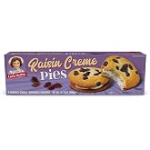 Little Debbie Raisin Cr&egrave;me Pies, 10.15 oz Per Box, 8 Count Per Box, 2 Boxes