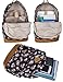 Backpack for Girls, Floral Canvas Backpacks College Bags School Daypack Travel Bags by Leaper (Vintage Rose)