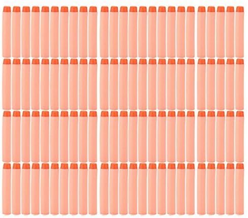 BOROLA 200pcs 7.2cm Refill Bullet Darts for Nerf N-Strike Elite Series Blasters Kid Toy Gun - Orange