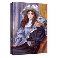 Canvas Wall Art Dance in The Country by Pierre-Auguste Renoir Canvas Prints Home Artwork Decoration for Living Room,Bedroom - 12x18 inches