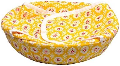 ABbuy Roti Cotton Cloth Basket, Washable with Chain, Traditional Roti Rumals with Assorted Colour, 100% Pure Cotton Cover Size :- 9 * 24 * 24 cm