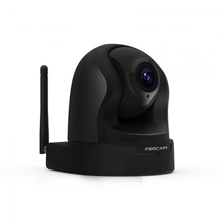 Foscam 'IP-Cam' Indoor Kamera mit 2-Way-Audio System schwarz