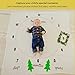 Baby Eat Your Art Out Milestone Blanket - Large 47 x 47 - Bamboo Muslin, Photo Prop for Newborns, Infants, Toddlers with Months, Days, Years - White