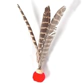 GoCat Kitty Kopter Cat Toy, Throw Toy with Feathers that Spins in the Air
