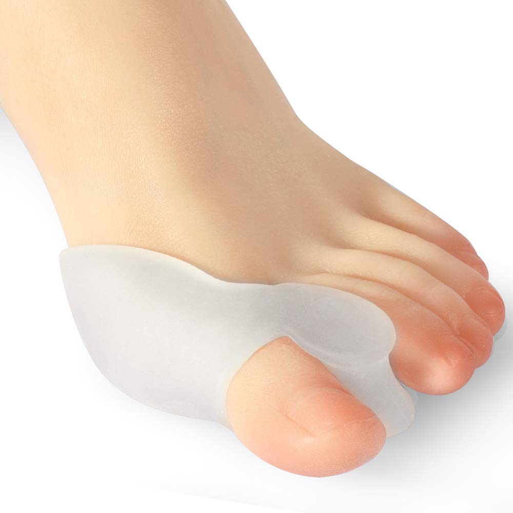 HioIoiH Gel Toe Bunion Separator Corrector,10 Pack Soft Hallux Valgus Protectors Straightener,Bunion Pad & Separates,Protect Bunion pain