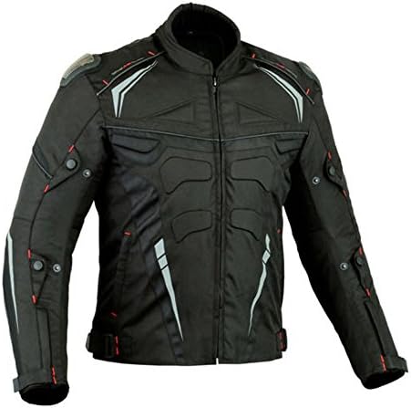 PROVIZ MENS XTRA PROTECTION CE ARMOUR SUMMER MOTORBIKE/MOTORCYCLE TEXTILE JACKET (4XL)