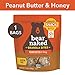 Bear Naked Granola Bites, Vegetarian, Gluten Free Snacks, Peanut Butter and Honey, 7.2oz Bag (1 Bag)