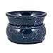 Marble Finish Ceramic Electric Jar and Tart Warmer (Marble Blue)