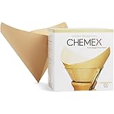 Chemex Natural Coffee Filters, Square, 100ct - Exclusive Packaging