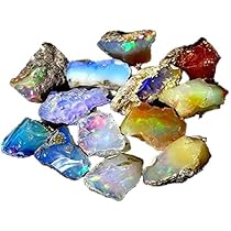 Opale Noire Brute D'Éthiopie - 6 Carats - Naturelle Non Traitée - Pierre Précieuse