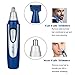 Nose Hair Trimmer for Men Women – MIYO 2019 Professional Nose, Ear, Eyebrow Hair Trimmer Clipper, Waterproof Stainless Steel Blade, 3 in1 with Great Gift, Battery-Operated, Blue