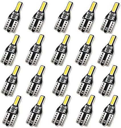 Amazon Sodial 個 Led T10 501 194 W5w 70smd 車canbusエラーフリー ウェッジ電球ホワイト ライセンスランプ 車 バイク